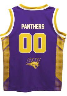 Northern Iowa Panthers Youth Mesh Purple Basketball Jersey