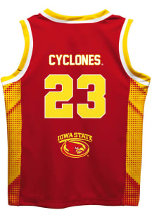 Iowa State Cyclones Youth Mesh Red Basketball Jersey