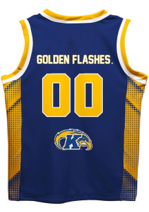 Kent State Golden Flashes Youth Mesh Blue Basketball Jersey