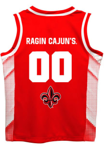 Vive La Fete Louisiana Ragin' Cajuns Youth Mesh Red Basketball Jersey
