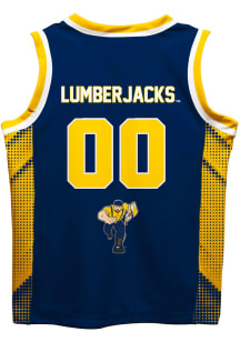 Vive La Fete Northern Arizona Lumberjacks Youth Mesh Blue Basketball Jersey