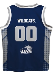 New Hampshire Wildcats Youth Mesh Blue Basketball Jersey