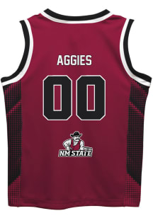 New Mexico State Aggies Youth Mesh Red Basketball Jersey