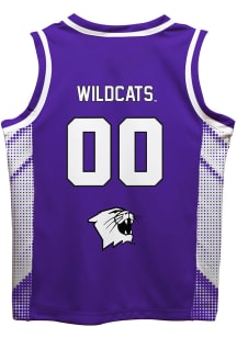 Northwestern Wildcats Youth Mesh Purple Basketball Jersey