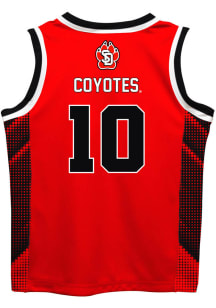South Dakota Coyotes Youth Mesh Red Basketball Jersey