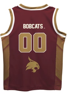 Texas State Bobcats Youth Mesh Maroon Basketball Jersey