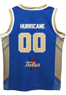 Tulsa Golden Hurricane Youth Mesh Blue Basketball Jersey