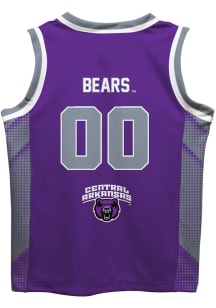 Central Arkansas Bears Youth Mesh Purple Basketball Jersey