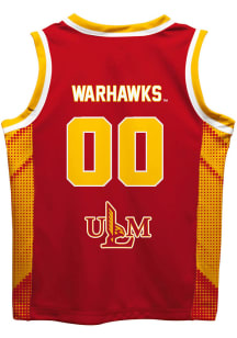 Louisiana-Monroe Warhawks Youth Mesh Maroon Basketball Jersey