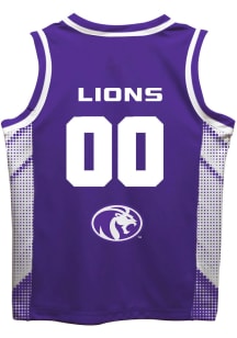 North Alabama Lions Youth Mesh Purple Basketball Jersey