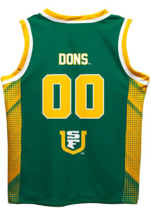USF Dons Youth Mesh Green Basketball Jersey
