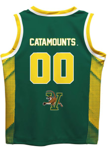 Vermont Catamounts Youth Mesh Green Basketball Jersey