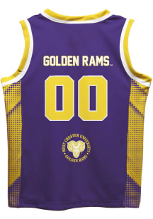 West Chester Golden Rams Youth Mesh Purple Basketball Jersey