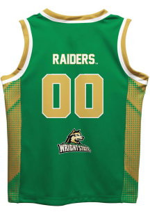 Wright State Raiders Youth Mesh Green Basketball Jersey