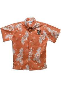 Bowling Green Falcons Youth Orange Hawaiian Short Sleeve T-Shirt