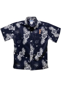Cal State Fullerton Titans Youth Blue Hawaiian Short Sleeve T-Shirt