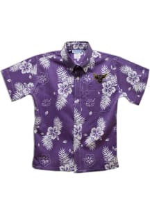 Minnesota State Mavericks Youth Purple Hawaiian Short Sleeve T-Shirt