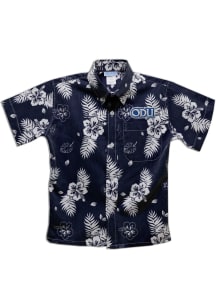 Old Dominion Monarchs Youth Navy Blue Hawaiian Short Sleeve T-Shirt