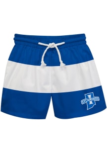 Indiana State Sycamores Baby Blue Stripe Swim Trunks