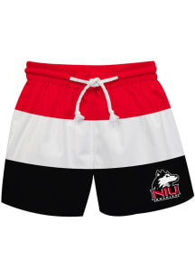 Northern Illinois Huskies Baby Red Stripe Swim Trunks