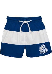 Drake Bulldogs Toddler Blue Stripe Swimwear Swim Trunks
