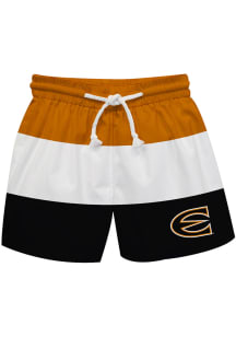 Emporia State Hornets Toddler Gold Stripe Swimwear Swim Trunks