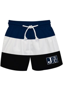 Vive La Fete Jackson State Tigers Toddler Blue Stripe Swimwear Swim Trunks