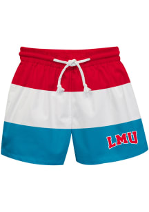 Loyola Marymount Lions Toddler Red Stripe Swimwear Swim Trunks