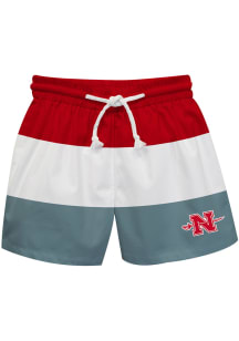 Nicholls State Colonels Toddler Red Stripe Swimwear Swim Trunks