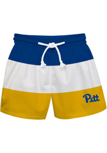 Pitt Panthers Toddler Blue Stripe Swimwear Swim Trunks