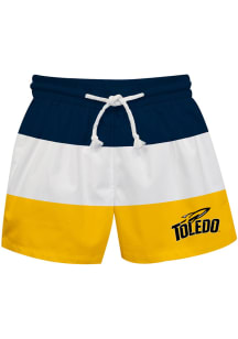 Toledo Rockets Toddler Blue Stripe Swimwear Swim Trunks