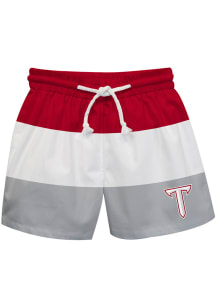 Troy Trojans Toddler Maroon Stripe Swimwear Swim Trunks