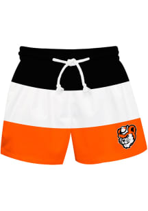 Sam Houston State Bearkats Youth Black Stripe Swim Trunks