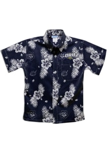 Oral Roberts Golden Eagles Youth Navy Blue Hawaiian Short Sleeve T-Shirt