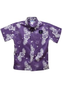 Central Arkansas Bears Youth Purple Hawaiian Short Sleeve T-Shirt