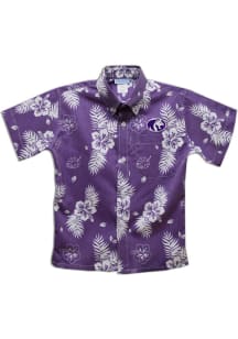 North Alabama Lions Youth Purple Hawaiian Short Sleeve T-Shirt