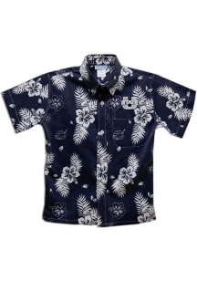 Vive La Fete Utah State Aggies Youth Blue Hawaiian Short Sleeve T-Shirt