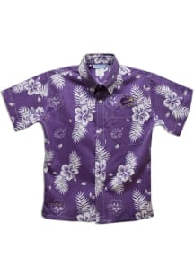 Western Carolina Youth Purple Hawaiian Short Sleeve T-Shirt