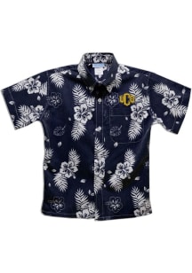 Vive La Fete Central Oklahoma Bronchos Toddler Navy Blue Hawaiian Short Sleeve T-Shirt