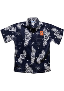 Syracuse Orange Toddler Blue Hawaiian Short Sleeve T-Shirt