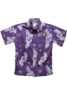 West Chester Golden Rams Toddler Purple Hawaiian Short Sleeve T-Shirt