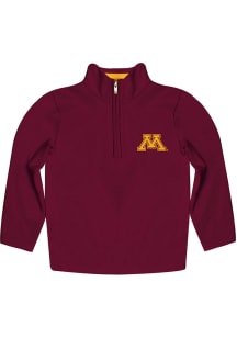 Toddler Minnesota Golden Gophers Maroon Vive La Fete Felix Long Sleeve Qtr Zip