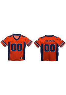 Youth Illinois Fighting Illini Orange Vive La Fete Wilson Football Jersey Jersey