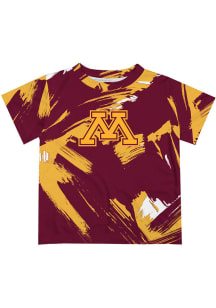 Youth Minnesota Golden Gophers Maroon Vive La Fete Henry Paintball Short Sleeve T-Shirt
