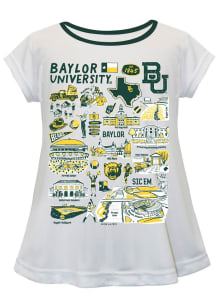 Vive La Fete Baylor Bears Infant Girls Impressions Short Sleeve T-Shirt White