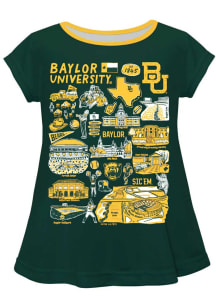 Vive La Fete Baylor Bears Infant Girls Impressions Short Sleeve T-Shirt Green