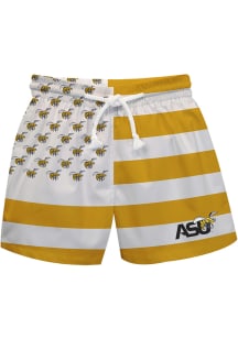 Alabama State Hornets Baby Gold Flag Swim Trunks