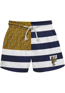 FIU Panthers Baby Blue Flag Swim Trunks