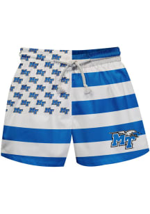 Middle Tennessee Blue Raiders Baby Blue Flag Swim Trunks