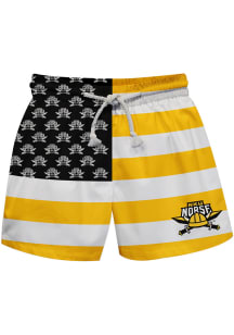 Northern Kentucky Norse Baby Gold Flag Swim Trunks